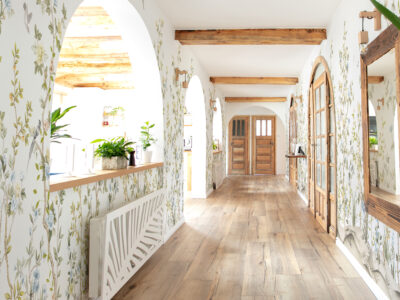 Wooden,Handmade,Mirror,In,Hallway,Boho,Interior.,Home,Indoors,Design